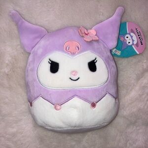 Purple and White Squishmallow Plush Toy